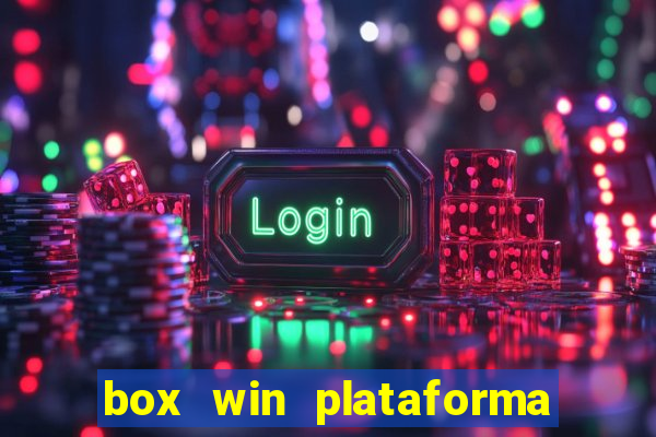 box win plataforma de jogos